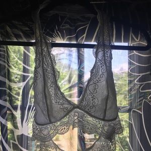 Pretty white lace bralette